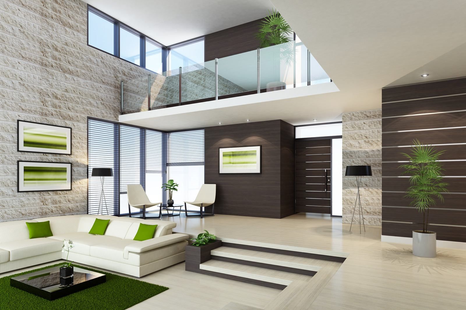 Control4 Touch panel in a able with a traditional home in the background